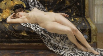 Desnudo académico abandonado Guillaume Seignac Pinturas al óleo